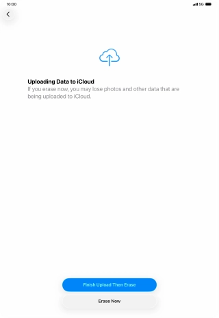Press Erase Now. Press Erase Now.
