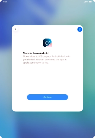 To transfer content to your tablet, you need to install the app To transfer content to your tablet, you need to install the app