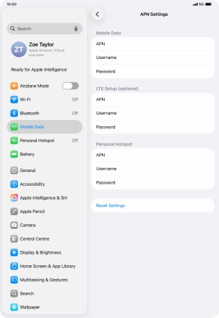 Press APN and key in wap.vodafone.co.uk. Press APN and key in wap.vodafone.co.uk.