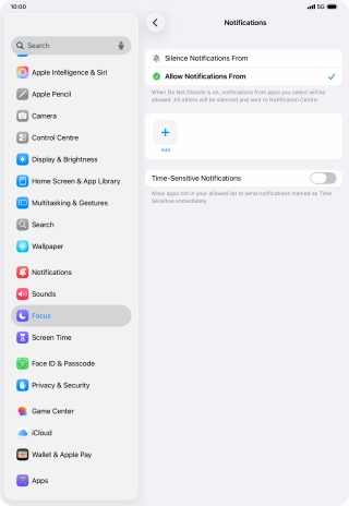 Press the indicator next to Press the indicator next to