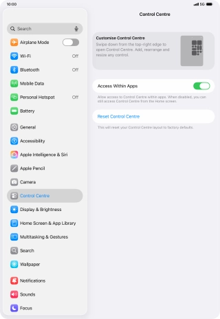 Press the indicator next to Press the indicator next to