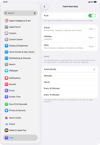 Press the indicator next to Press the indicator next to