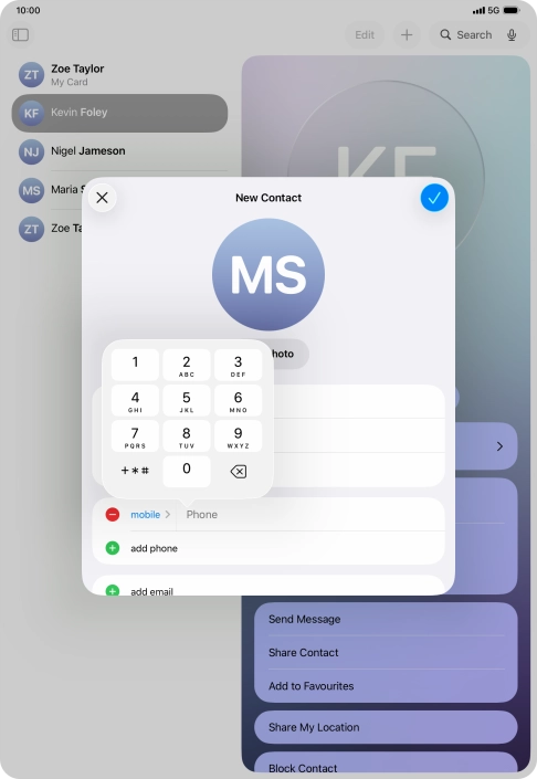 Press Phone and key in the required phone number. Press Phone and key in the required phone number.