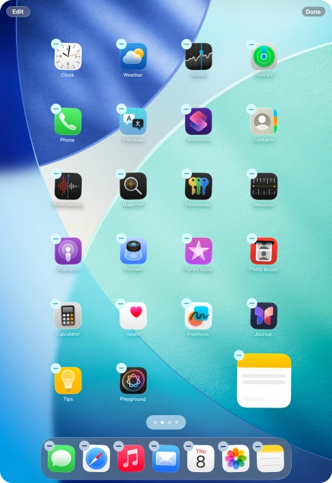 Press Done. Press Done.