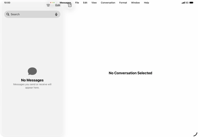 Press the menu icon. Press the menu icon.