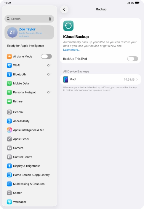 Press the indicator next to Press the indicator next to
