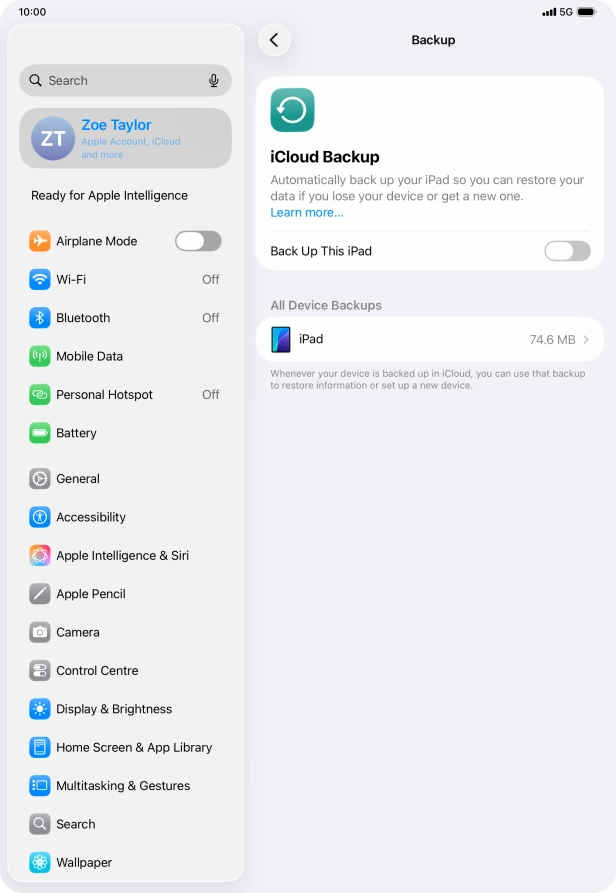 Press the indicator next to Press the indicator next to