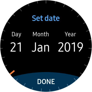 Turn the Rotating bezel right or left to set the required date. Turn the Rotating bezel right or left to set the required date.