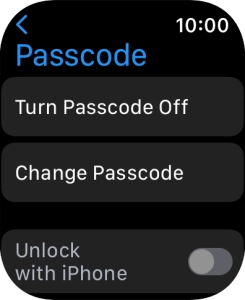 Press Turn Passcode Off and key in the current lock code. Press Turn Passcode Off and key in the current lock code.