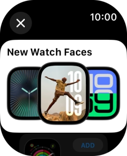 Turn the Digital Crown to see the different watch faces. Turn the Digital Crown to see the different watch faces.
