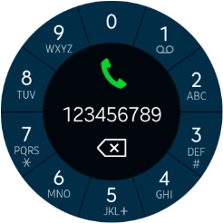 Press the call icon. Press the call icon.
