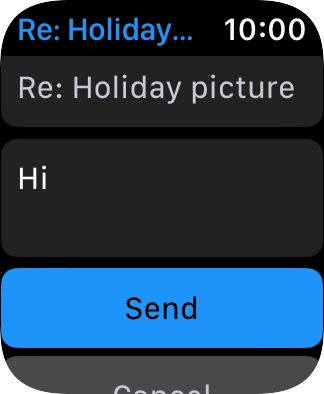 Press Send. Press Send.