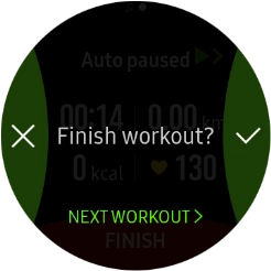 Press the confirm icon. Press the confirm icon.