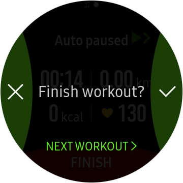 Press the confirm icon. Press the confirm icon.