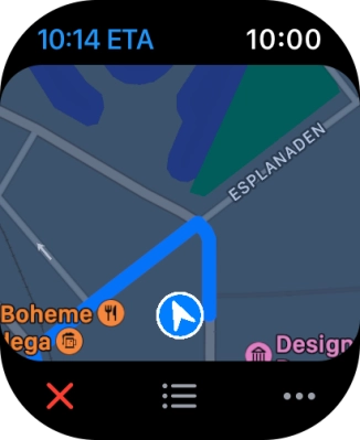 Turn the Digital Crown to zoom in or out on the map. Turn the Digital Crown to zoom in or out on the map.