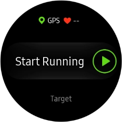 Press Target and follow the instructions on the screen to set the required goal. Press Target and follow the instructions on the screen to set the required goal.
