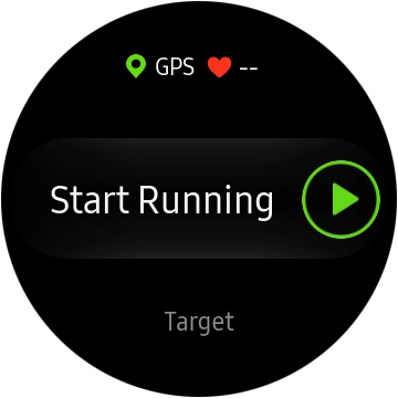 Press Target and follow the instructions on the screen to set the required goal. Press Target and follow the instructions on the screen to set the required goal.
