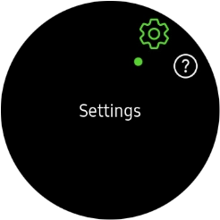 Press the settings icon. Press the settings icon.