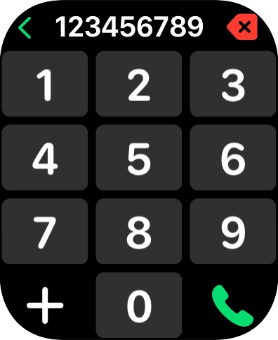 Key in the required number and press the call icon. Key in the required number and press the call icon.