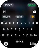 Press the input icon. Press the input icon.