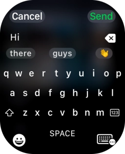 Press the input icon. Press the input icon.
