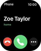 Press the Digital Crown when you get a call. Press the Digital Crown when you get a call.