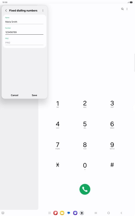 Press PIN2 and key in your PIN2. The default PIN2 is 1111. Press PIN2 and key in your PIN2. The default PIN2 is 1111.