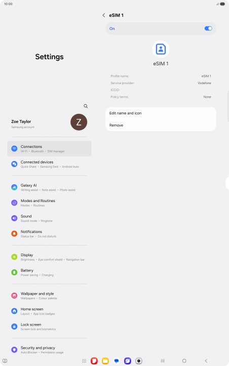 Press Remove. Press Remove.