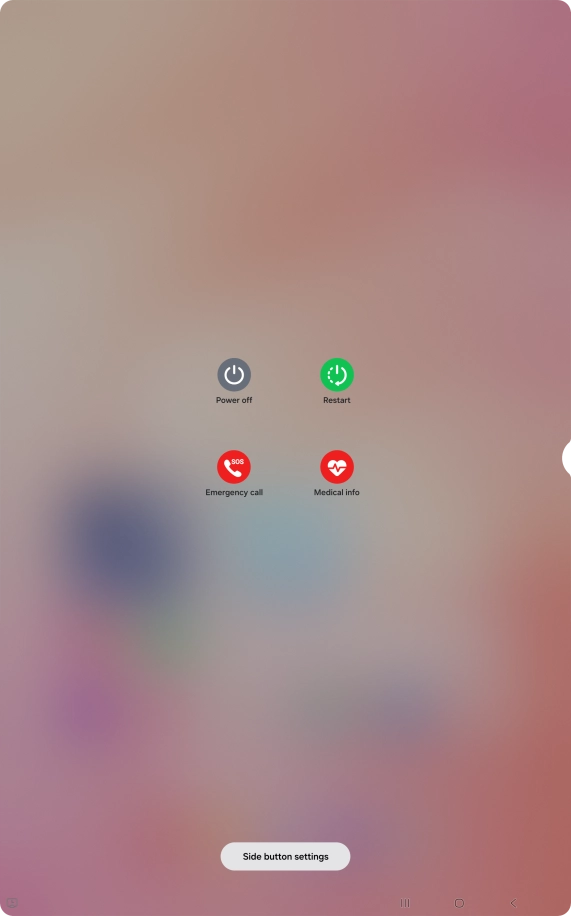 Press Power off. Press Power off.