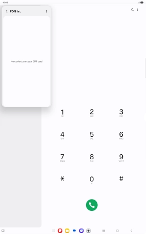 Press the menu icon. Press the menu icon.