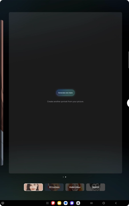 Press Generate one more to generate a new photo suggestion. Press Generate one more to generate a new photo suggestion.