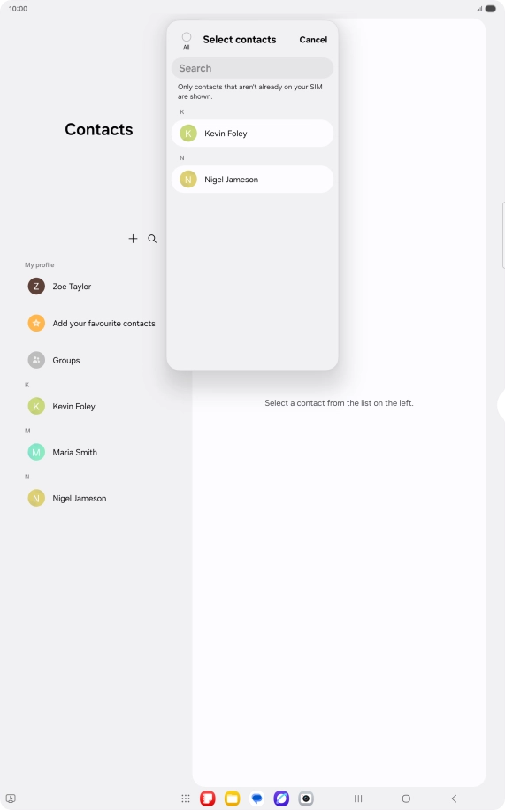 Press the field above  Press the field above