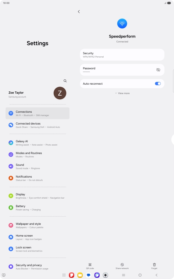 Press QR code. Press QR code.