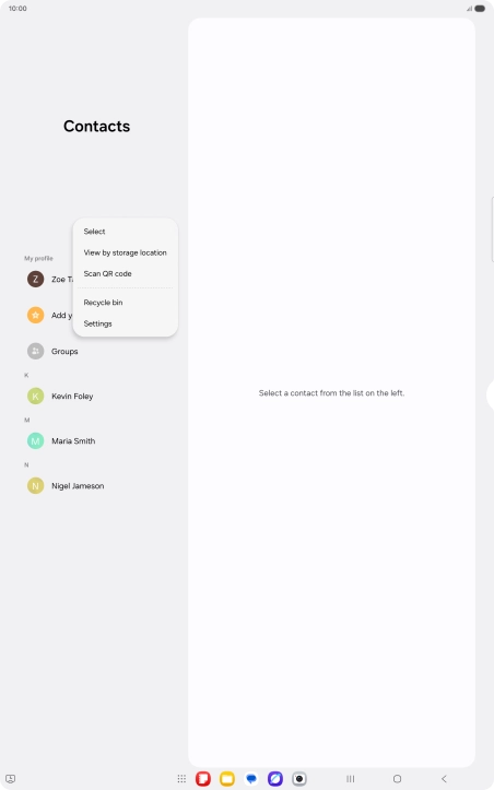 Press Settings. Press Settings.