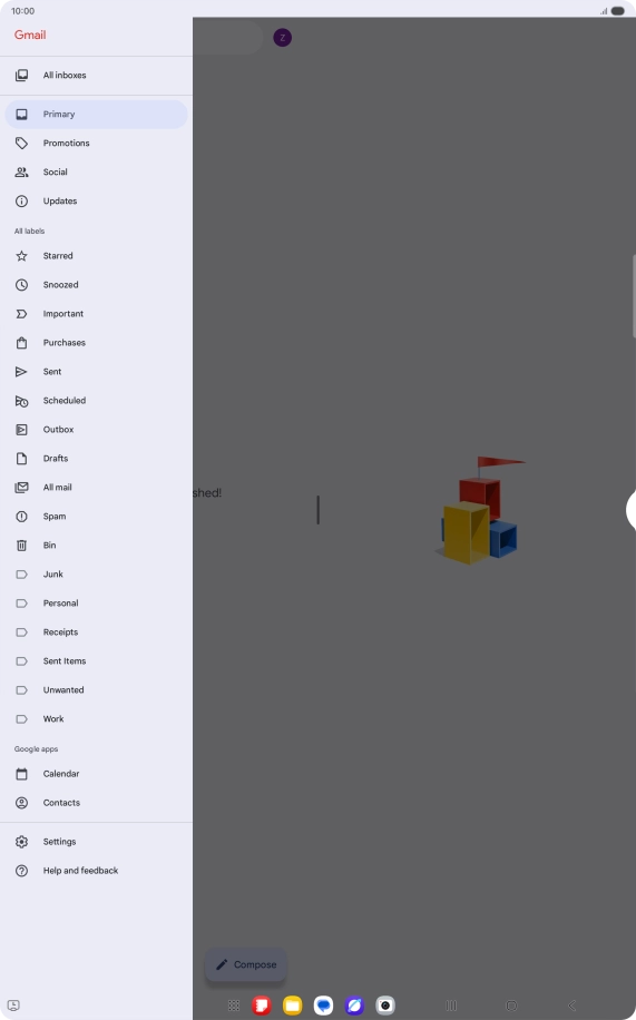 Press Settings. Press Settings.
