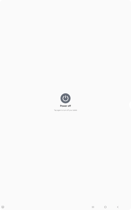 Press Power off. Press Power off.