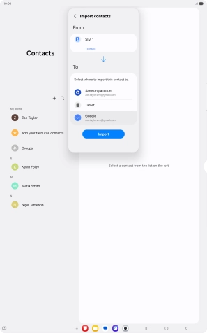 Press Import. Press Import.
