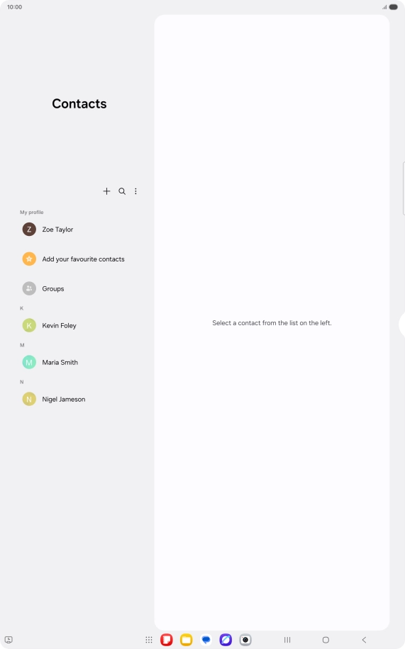 Press the menu icon. Press the menu icon.