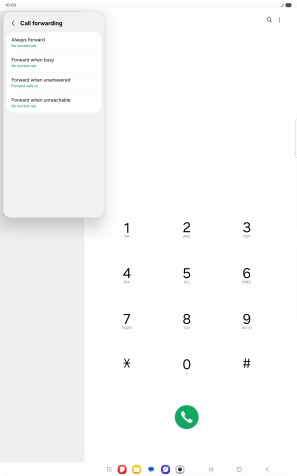 Press the Home key to return to the home screen. Press the Home key to return to the home screen.