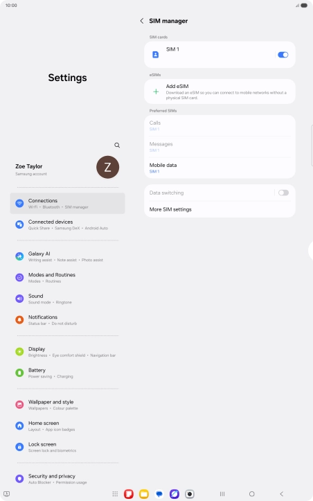 Press the Home key to return to the home screen. Press the Home key to return to the home screen.