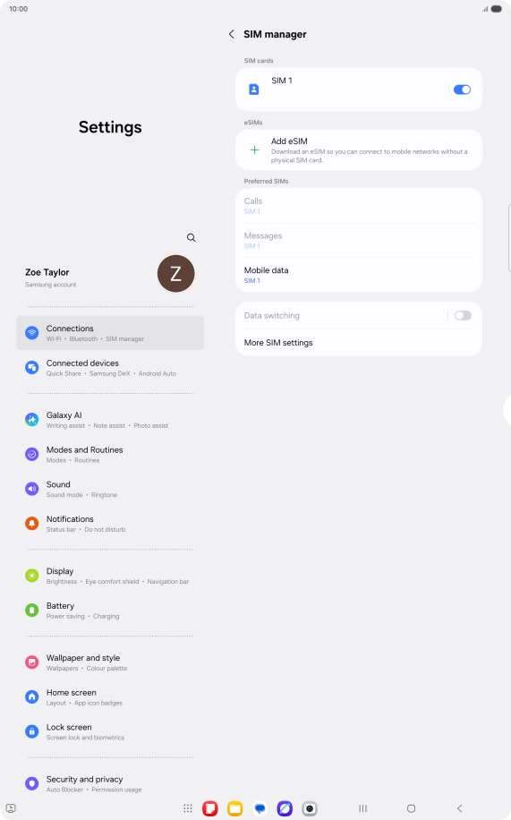 Press the Home key to return to the home screen. Press the Home key to return to the home screen.