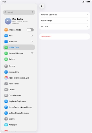 Press Network Selection. Press Network Selection.