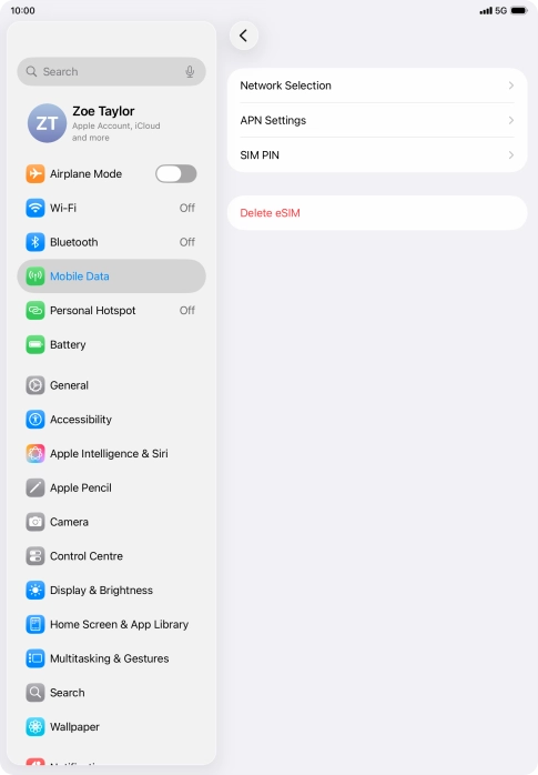 Press Network Selection. Press Network Selection.