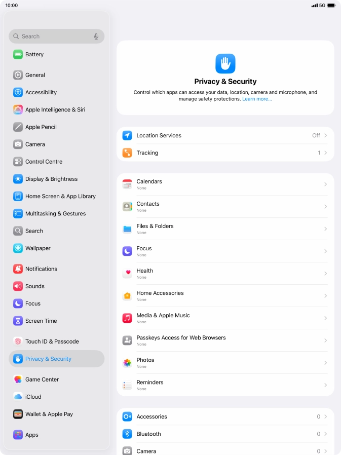 Press Location Services. Press Location Services.