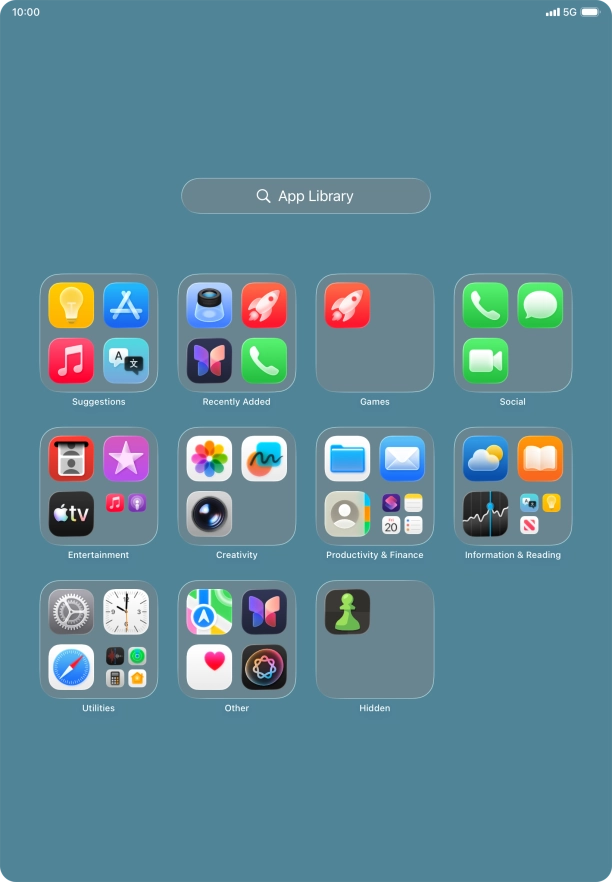 Press and hold the required app. Press and hold the required app.