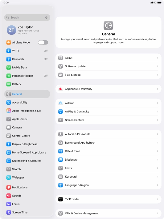 Press Background App Refresh. Press Background App Refresh.