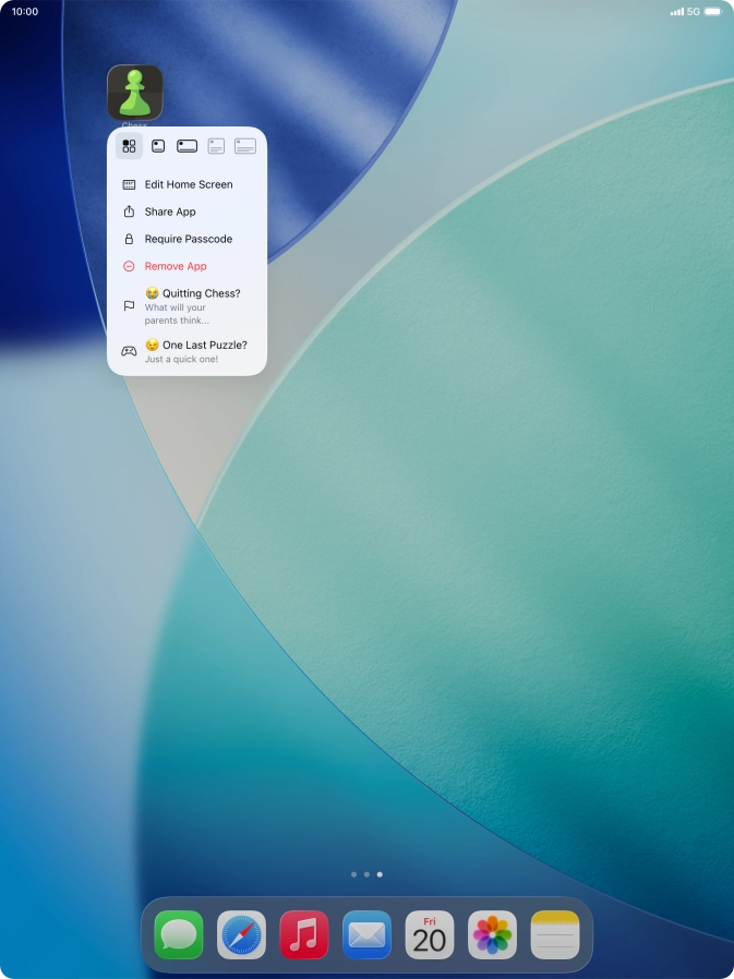 Press Require Passcode. Press Require Passcode.