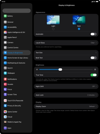 Press the indicator next to Press the indicator next to