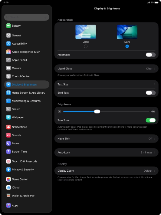 Press the indicator next to Press the indicator next to