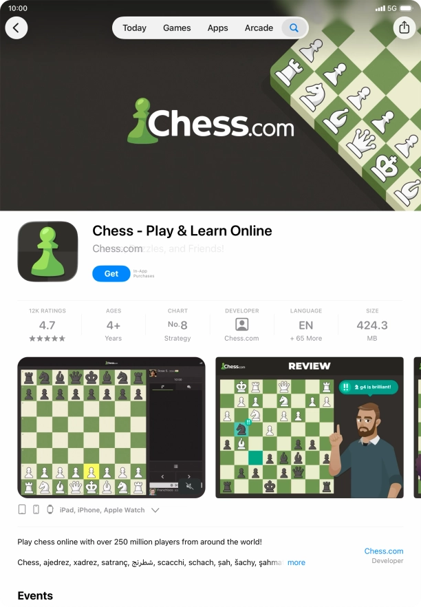 Press Get and follow the instructions on the screen to install the app. Press Get and follow the instructions on the screen to install the app.